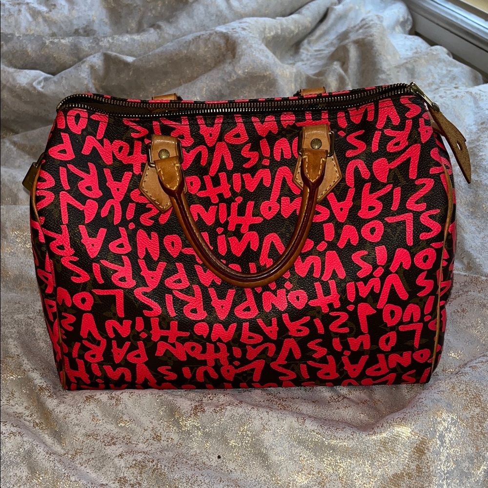 Louis Vuitton LV Monogram Speedy 30 Stephen Sprouse